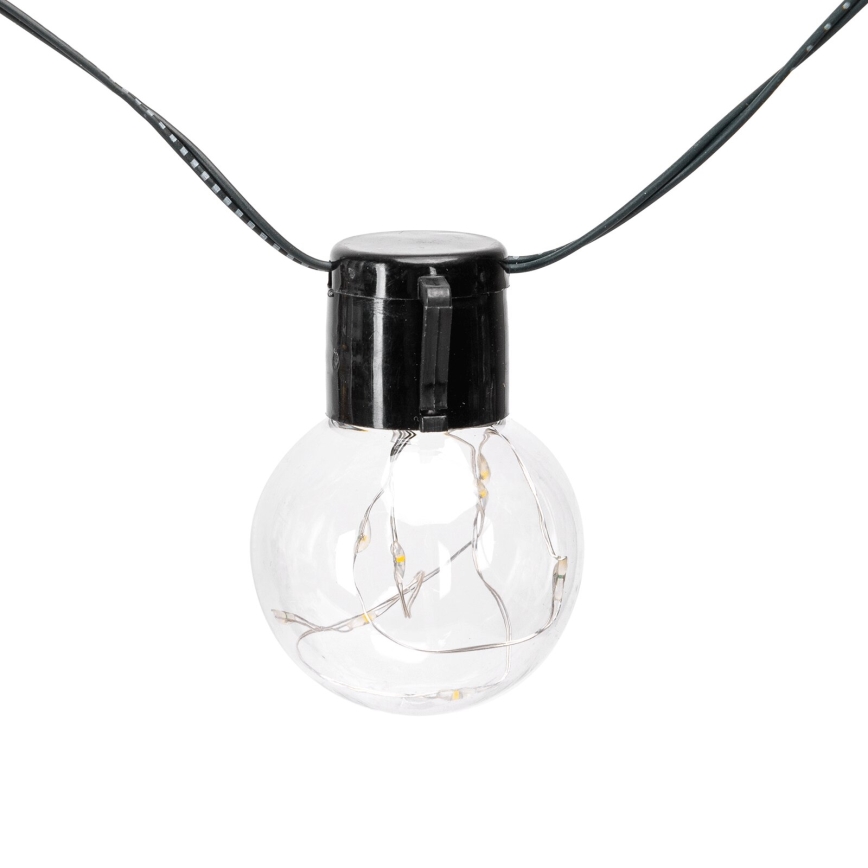 Aigostar - Guirlande de Noël solaire 20xLED/8 fonctions 11,5m IP65 multicolore