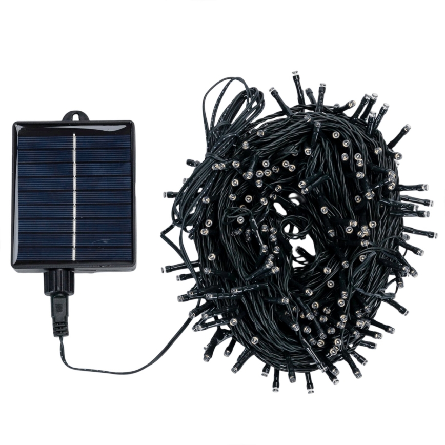 Aigostar - Guirlande solaire de Noël à LED 300 LED/8 fonctions 32 m IP65 multicolore 1200 mAh