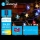 Aigostar - Guirlande de Noël solaire LED 50xLED/8 fonctions 12m IP65 multicolore