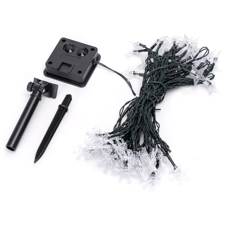 Aigostar - Guirlande de Noël solaire LED 50xLED/8 fonctions 12m IP65 multicolore