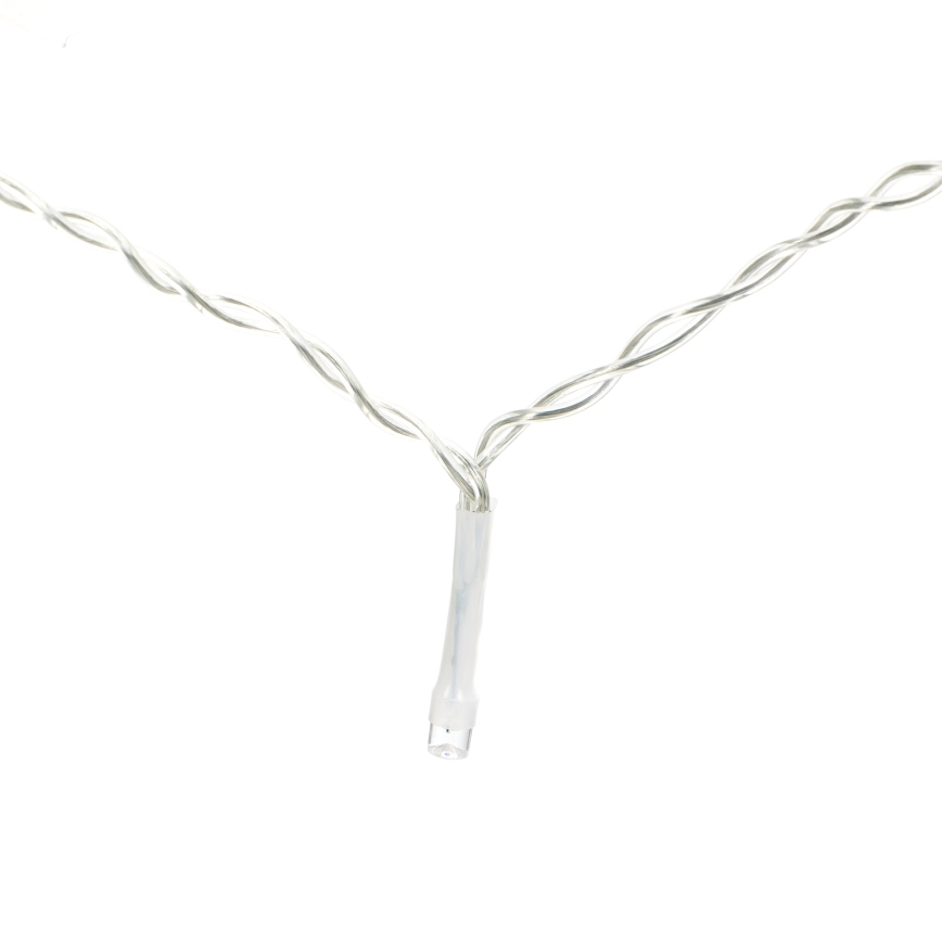 Aigostar - Guirlande solaire de Noël 120 LED, 8 fonctions, 3 x 0,6 m, 500 mAh, IP65, multicolore