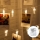 Aigostar - Guirlande décorative avec piquets 20xLED/3xAA 3,3m blanc chaud