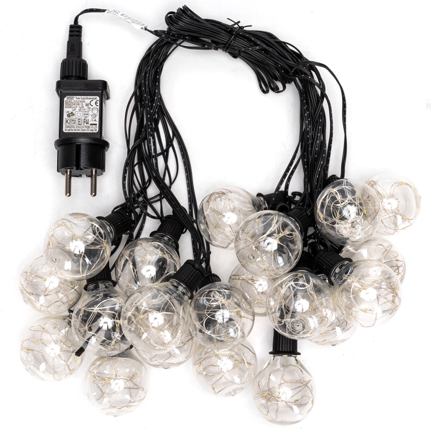 Aigostar - LED Guirlande décorative d'extérieur 160xLED 10m IP44 blanc chaud