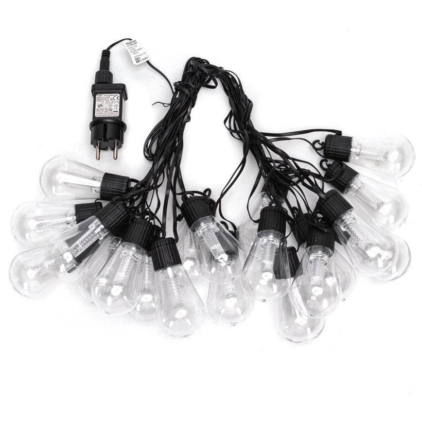 Aigostar - Guirlande décorative extérieure 20xLED/13m IP44 blanc froid