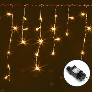 Aigostar - Guirlande décorative extérieure 75xLED/6W/230V 15x0,6m IP44 blanc chaud