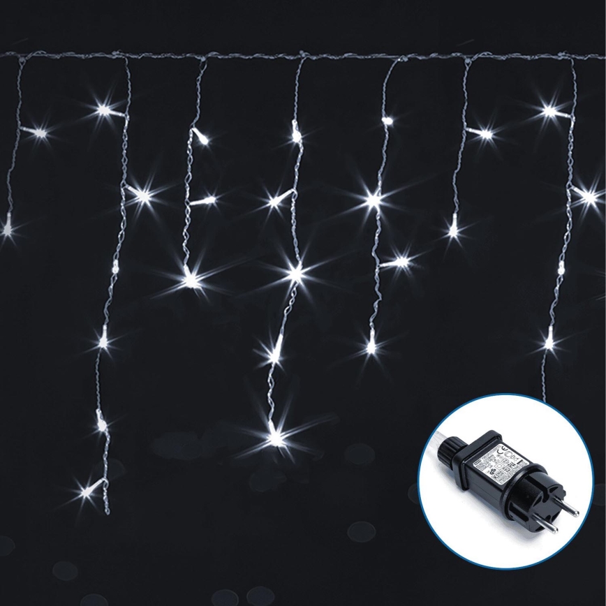 Aigostar - Guirlande décorative extérieure 75xLED/6W/230V 15x0,6m IP44 blanc froid