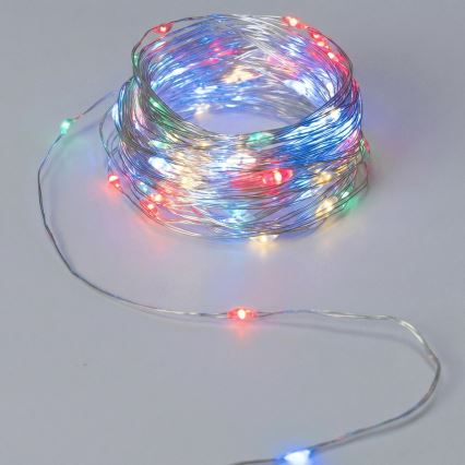 Aigostar - guirlande décorative LED avec bouchon pour bouteille 40×LED / 3×LR44, 4 m, multicolore