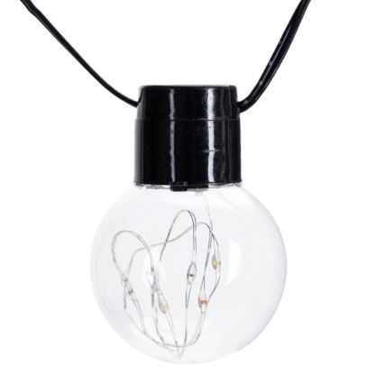 Aigostar - Guirlande décorative LED extérieure 160 LED, 10 m, IP44, blanc chaud