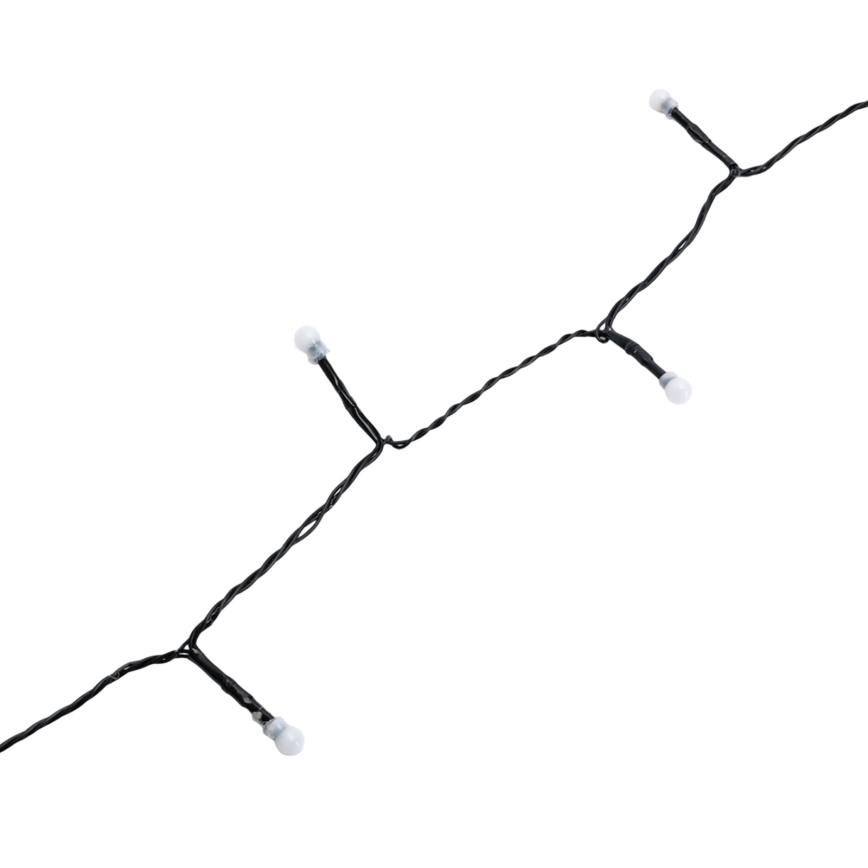 Aigostar - Guirlande lumineuse LED d'extérieur 100 LED / 8 fonctions, 10 m, IP44, blanc chaud