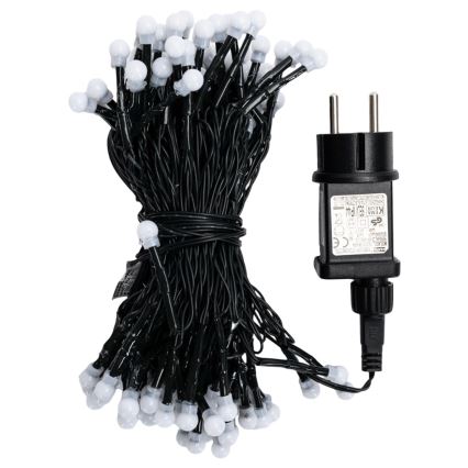 Aigostar - Guirlande lumineuse LED d'extérieur 100 LED / 8 fonctions, 10 m, IP44, blanc chaud