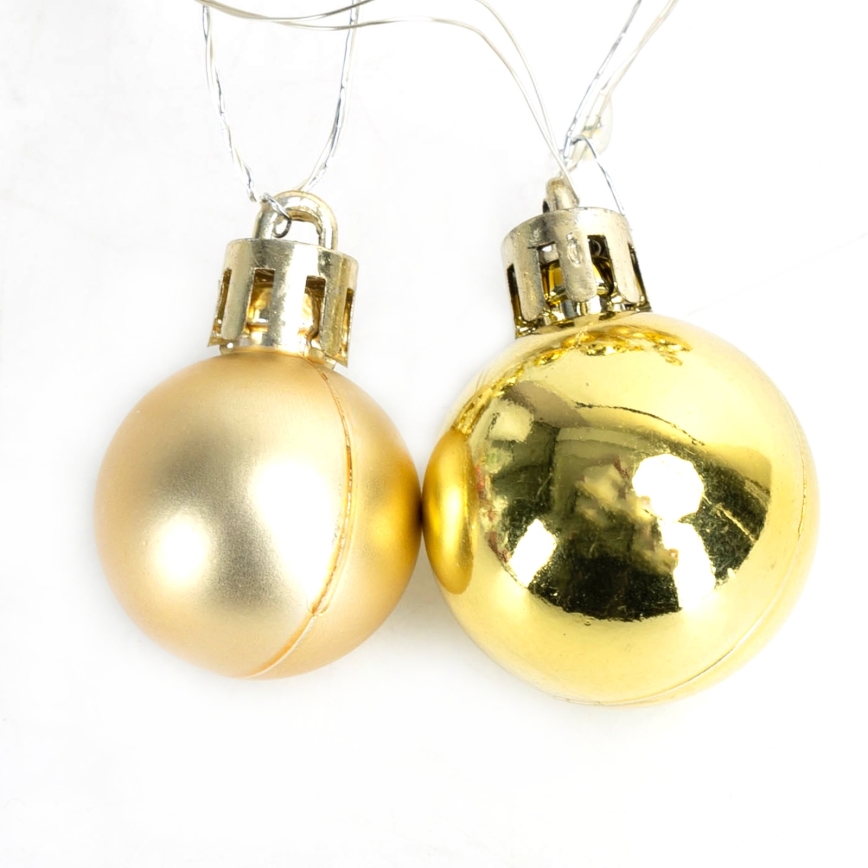 Aigostar - guirlande lumineuse LED 20xLED/3xAA, 2 m, blanc chaud