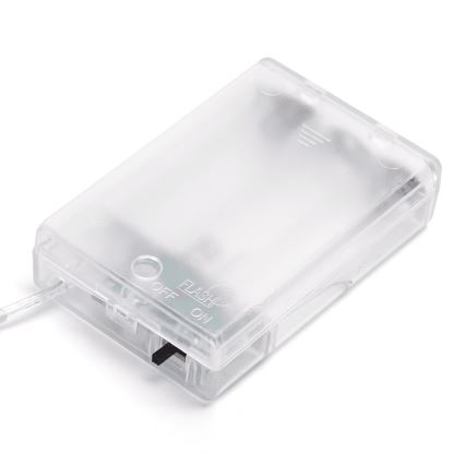 Aigostar - Guirlande LED 50xLED/3xAA 5,3m blanc chaud