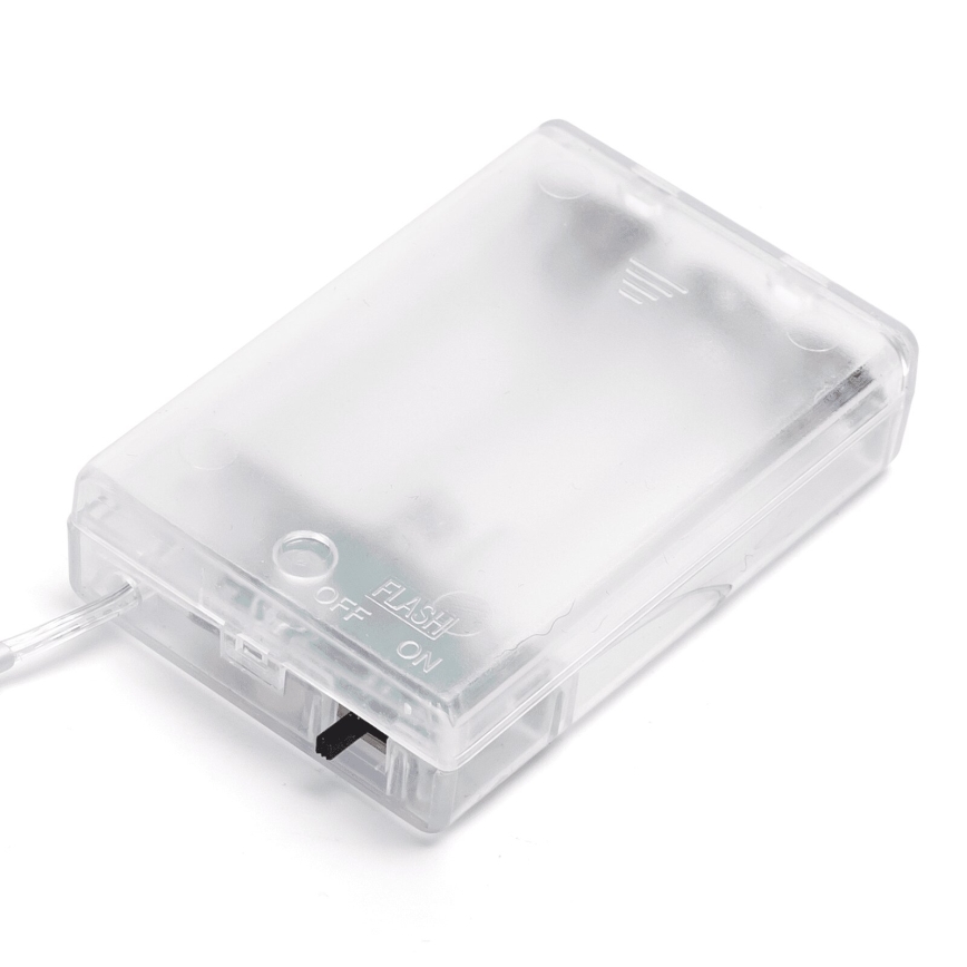 Aigostar - Guirlande LED 50xLED/3xAA 5,3m blanc chaud