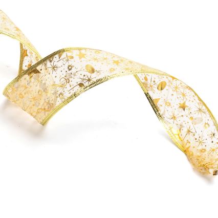 Aigostar - Guirlande LED de Noël 100 LED/3xAA 10 m blanc chaud doré