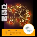 Aigostar - guirlande LED de Noël 10xLED/3xAA 1,5m blanc chaud renne