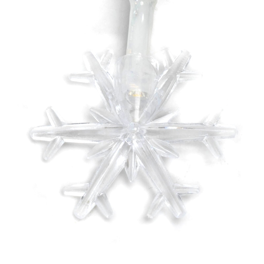 Aigostar - Guirlande LED de Noël 20xLED/3xAA 3,3 m flocons