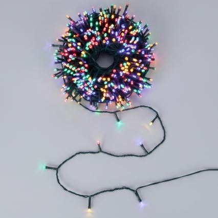 Aigostar - Guirlande LED de Noël d'extérieur 150 LED, 8 modes, 18 m, IP44, multicolore