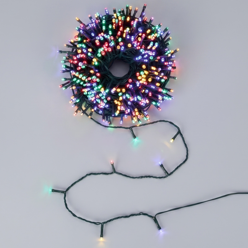 Aigostar - Guirlande LED de Noël d'extérieur 150 LED, 8 modes, 18 m, IP44, multicolore