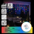 Aigostar - Guirlande LED de Noël d'extérieur 200 LED, 8 fonctions, 3xAA, 13 x 0,6 m, IP44, multicolore