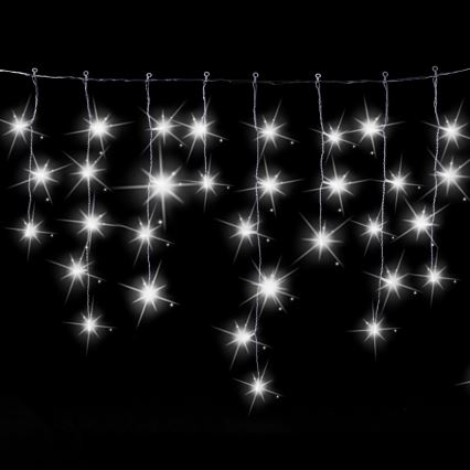 Aigostar - Guirlande LED de Noël d'extérieur 200xLED 8x0,6m IP44 blanc froid