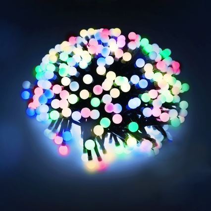 Aigostar - Guirlande LED de Noël extérieure 100 LED/8 fonctions 10,3 m IP44 multicolore