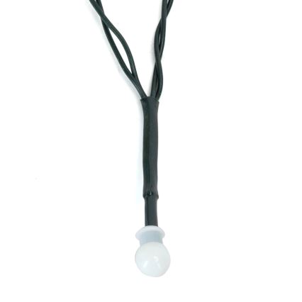 Aigostar - Guirlande lumineuse LED extérieure de Noël 100xLED/8 fonctions 3xAA 10,3m IP44 blanc chaud