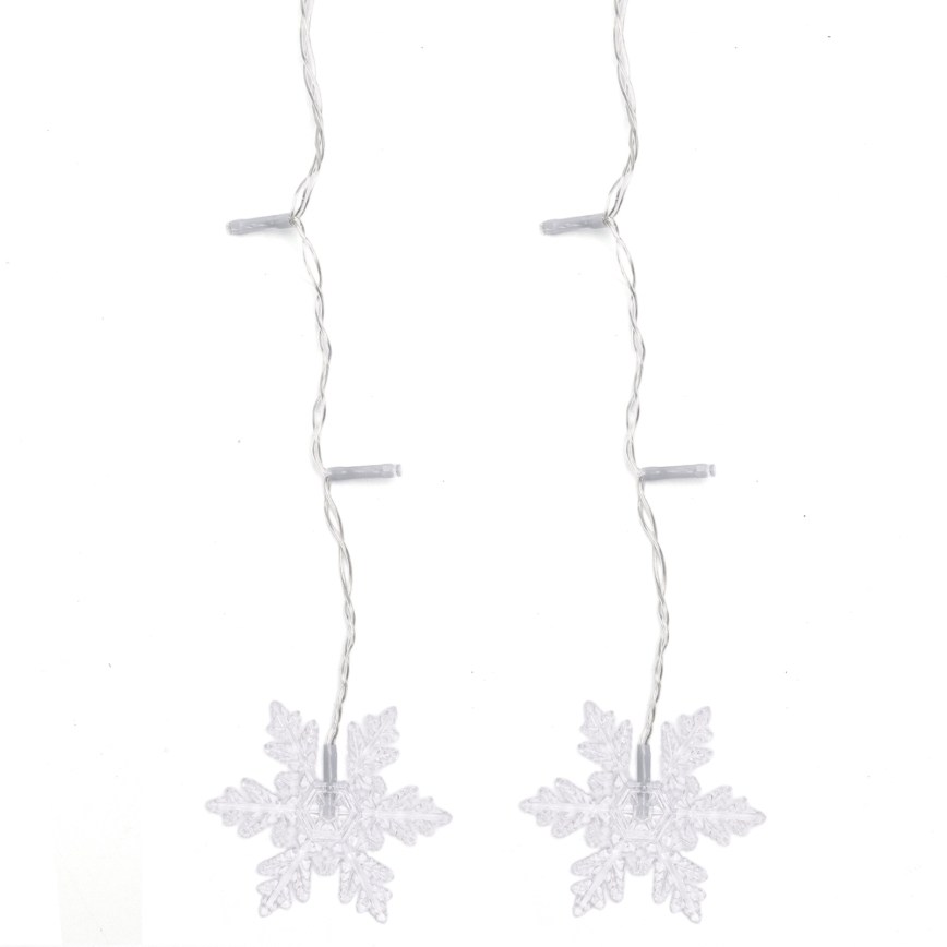Aigostar - Guirlande LED d'extérieur 120 LED/8 fonctions 3 x 0,7 m IP44 blanc chaud + télécommande