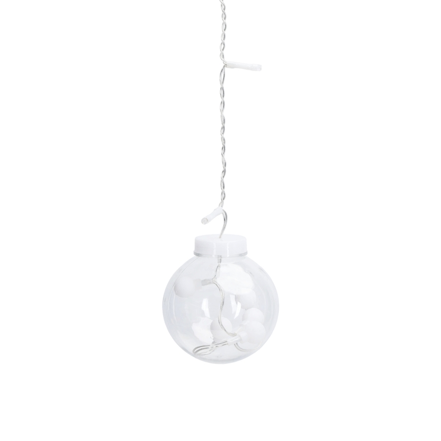 Aigostar - LED Guirlande de Noël d'extérieur 120xLED/8 fonctions 3x0,6m IP44 blanc froid + télécommande