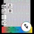 Aigostar - Guirlande LED de Noël extérieure 156xLED/8 fonctions 4,2x1,2m IP44 multicolore