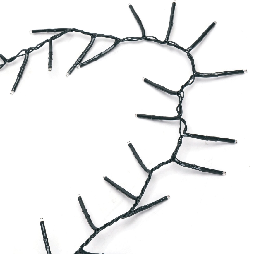 Aigostar - Guirlande LED de Noël extérieure 600 LED, 8 fonctions, 18 m, IP44, blanc chaud