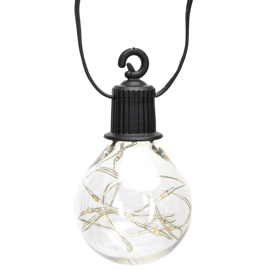 Aigostar - Guirlande lumineuse décorative d'extérieur 160 LED 10 m IP44 blanc froid