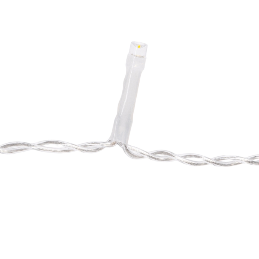 Aigostar - Guirlande LED de Noël d'extérieur 200 LED, 8 fonctions, 3xAA, 13 x 0,6 m, IP44, multicolore