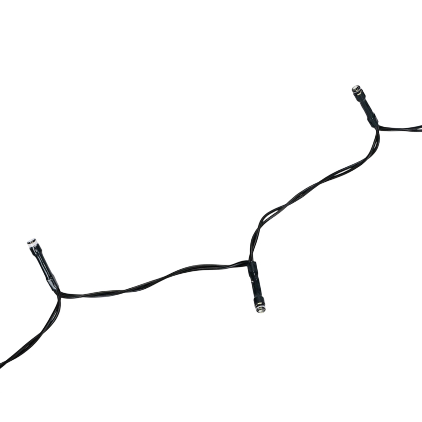 Aigostar - Guirlande de Noël d'extérieur à intensité réglable avec capteur de mouvement, 100xLED/3xAA, 12 m, multicolore + télécommande