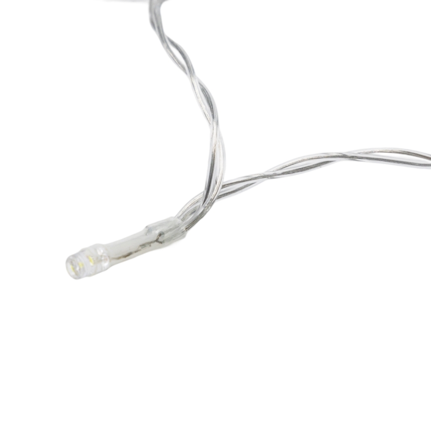 Aigostar - Guirlande LED de Noël pour extérieur à intensité réglable avec capteur de mouvement 100xLED/3xAA 12m multicolore + télécommande