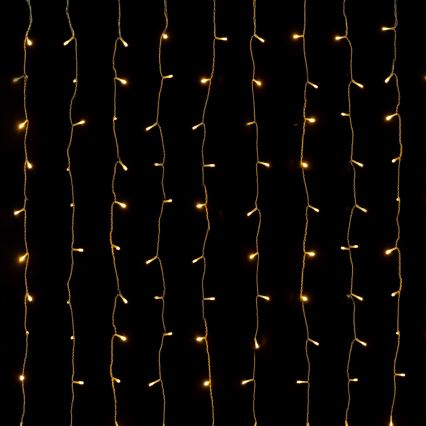 Aigostar - Guirlande LED d'extérieur pour Noël, 234 LED, 8 modes, 1,2 x 1,8 m, IP44, blanc chaud