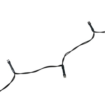 Aigostar - Guirlande de Noël LED dimmable d'extérieur avec détecteur de mouvement 100xLED/3xAA 12m blanc chaud + télécommande