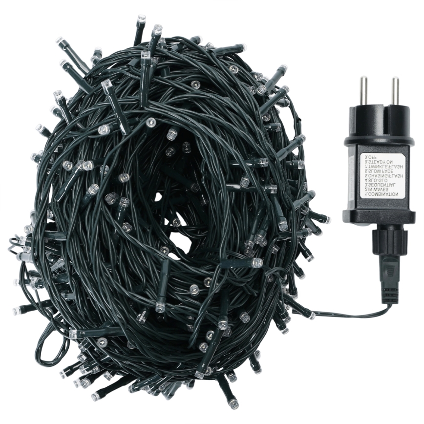 Aigostar - Guirlande de Noël LED d'extérieur 300 LED 30 m IP44 multicolore