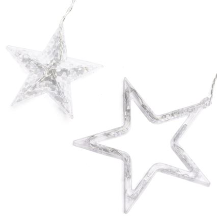 Aigostar - Guirlande lumineuse LED d'extérieur pour Noël 120xLED/8 fonctions 3x0,6 m IP44 blanc chaud + télécommande