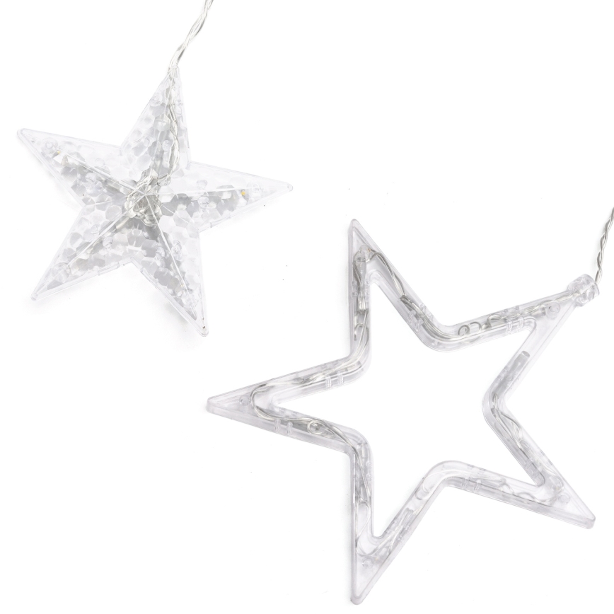 Aigostar - Guirlande lumineuse LED d'extérieur pour Noël 120xLED/8 fonctions 3x0,6 m IP44 blanc chaud + télécommande