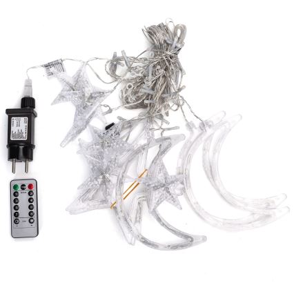 Aigostar - Guirlande lumineuse d'extérieur LED RGBY, 120 LED, 8 modes, 3×0,6 m, IP44, multicolore + télécommande