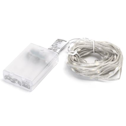 Aigostar - Guirlande lumineuse de Noël LED 100xLED/3xAA 10,3m blanc chaud