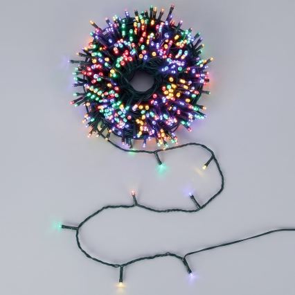 Aigostar - Guirlande lumineuse de Noël LED d'extérieur 1000 LED / 8 fonctions / 103 m / IP44 / multicolore