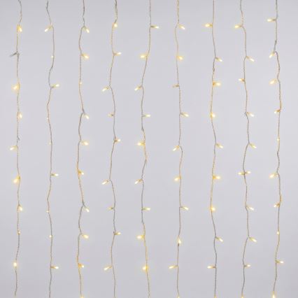 Aigostar - Guirlande lumineuse LED de Noël extérieure 192xLED/8 fonctions 3xAA 4,5x1,2m IP44 blanc chaud