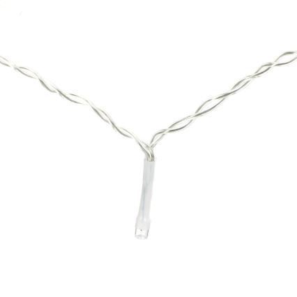 Aigostar - Guirlande lumineuse LED de Noël extérieure 192xLED/8 fonctions 3xAA 4,5x1,2m IP44 blanc chaud