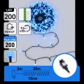 Aigostar - Guirlande lumineuse de Noël LED d'extérieur 200 LED, 23 m, IP44, bleu