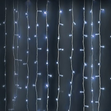 Aigostar - Guirlande lumineuse de Noël LED d'extérieur 558xLED 3x1,8m IP44 blanc froid