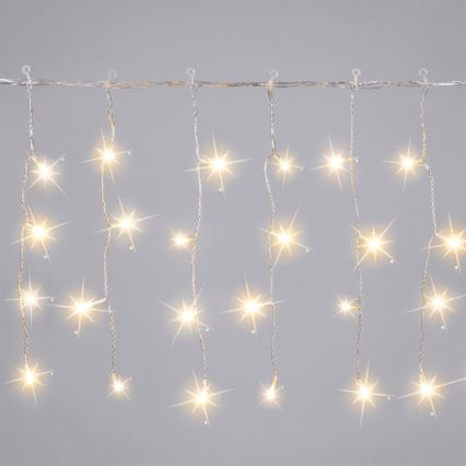 Aigostar - Guirlande lumineuse de Noël LED extérieure 200 LED 8 x 0,4 m IP44 blanc chaud