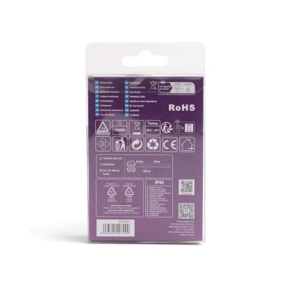 Aigostar - Guirlande LED d'extérieur 150xLED/8 fonctions/3xAA 15,3m IP44 multicolore