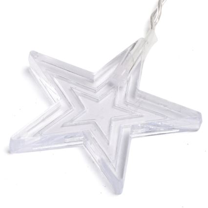 Aigostar - Guirlande LED d'extérieur 168xLED/8 fonctions 3x1,5m IP44 blanc chaud étoiles