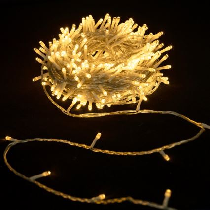 Aigostar - Guirlande lumineuse LED 50xLED/3xAA 5,3m blanc chaud